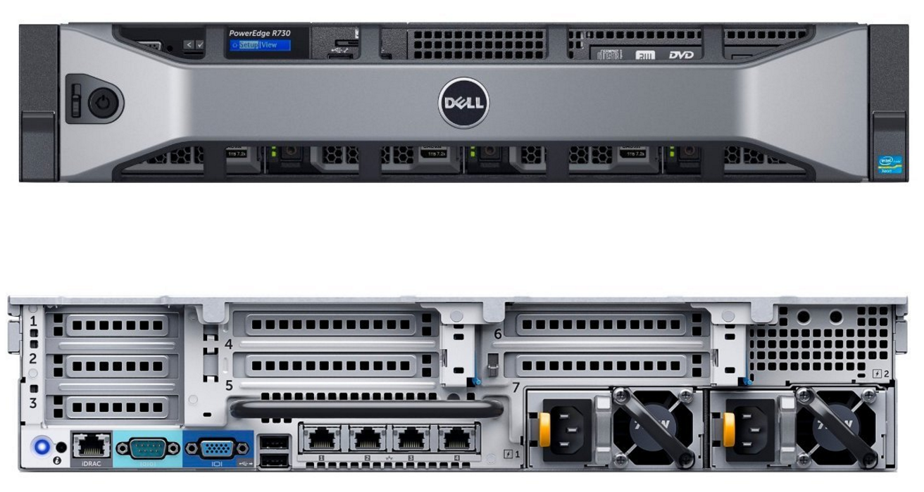 MÁY CHỦ DELL POWEREDGE R730 HDD 3.5 E5-2640 v4